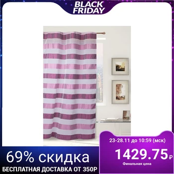 

Tulle "Ethel" 290x280 Ruby sunset (horizontal stripe) without weighting material, polyester 100%