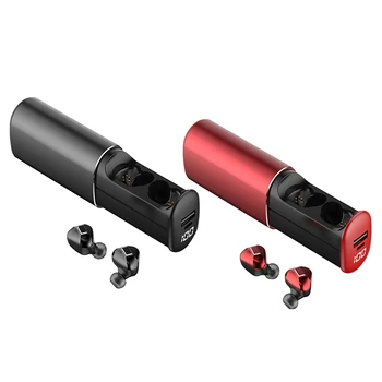 

T60 Bluetooth 5.0 Multi-Function Digital Noise Reduction Headphones with Mobile Power 2600MAh Charging Warehouse Pair Ear Stretc