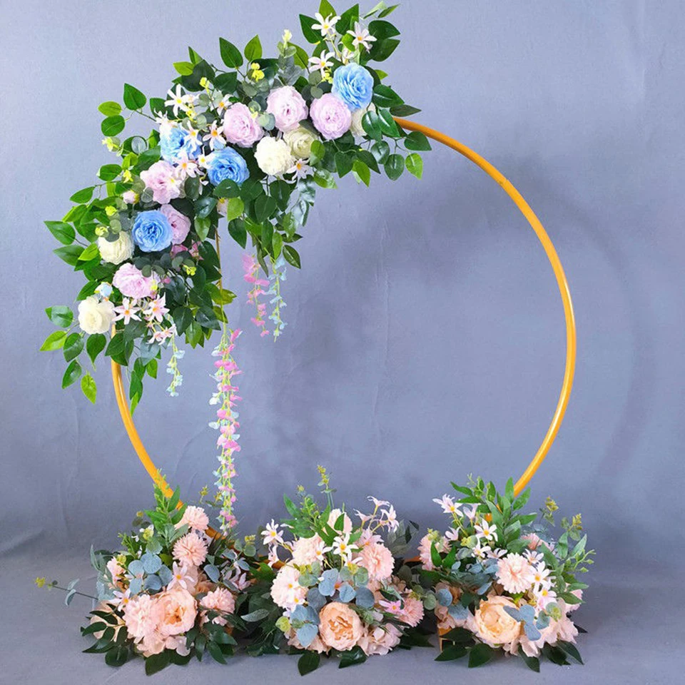 Ring Iron Wedding Arch Props (11)