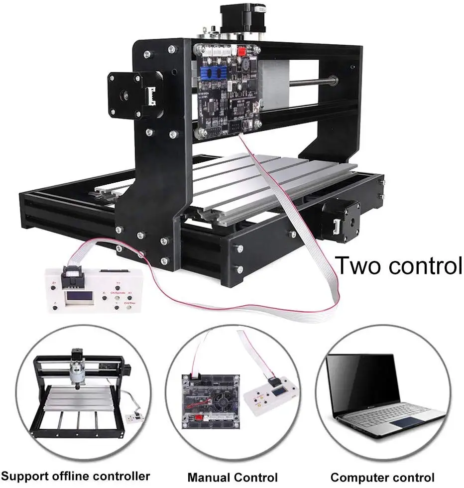 CNC 3018 Pro DIY Лазерный Гравер GRBL 3 оси PBC фрезерный лазерный гравировальный станок