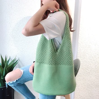 

Youda Casual Hollow Woven Women Shoulder Bags Designer Knitting Handbags Large Capacity Totes Summer Beach Bag Big Purses