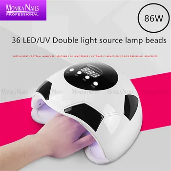 

86W Nail Lamp Infrared intelligent induction 36 LED/UV Double light source lamp beads Dry quickly and efficiently