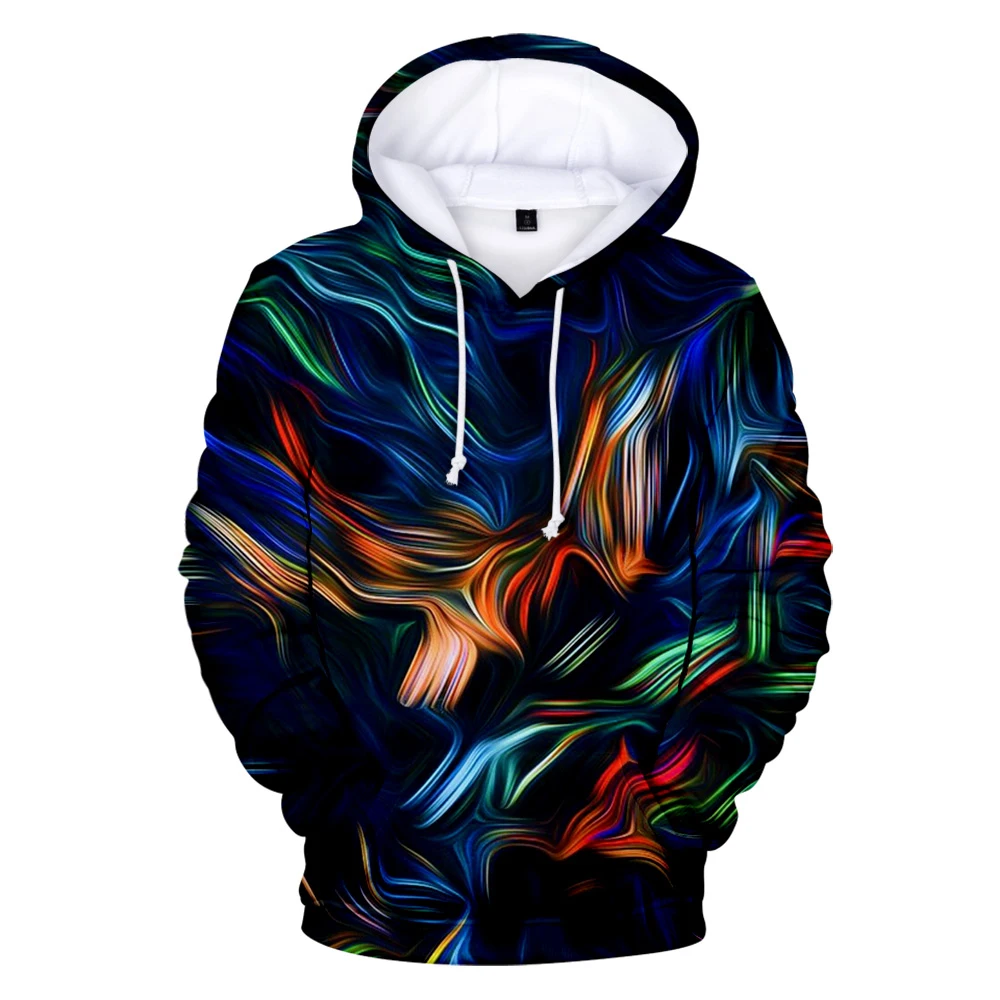 

Colorful Tie Dye Hoodies Sweatshirt Men/Women Casual Magic Swirl Pattern 3D Sweat Tops Crewneck Hoondie Autumn Winter Polluvers