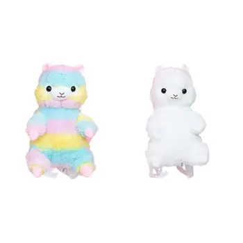 

3D Cute Plush Animal Backpack Alpaca Llama Bag Toddler Daypack Children Schoolbag