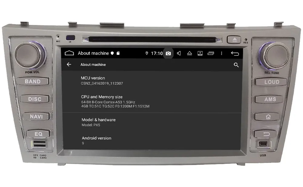 Klyde ips 4G wifi Android 9 Восьмиядерный 4 Гб ОЗУ 64 Гб ПЗУ BT DSP автомобильный DVD мультимедийный плеер радио для Toyota Camry 7 40 50 2006-2011