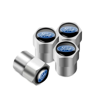 

4Pcs 3D Metal Tire Valve Caps Car Tyre Air Stems Cover For Ford Kuga Mondeo Fiesta Escape Ecosport Focus Fusion Ranger Explorer