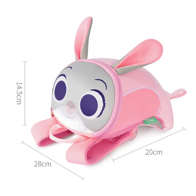 Disney Zootopia 1-3 Years Old Preschooler Backpack 3D Judy Nick Children Backpacks Girl Boys Toddler Kindergarten Cartoon Bags