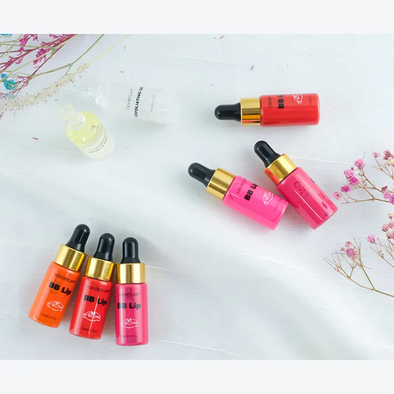 Korean 8ml BB Lips Glow Ampoule Serum Starter Kit Lip Gloss BB Cream