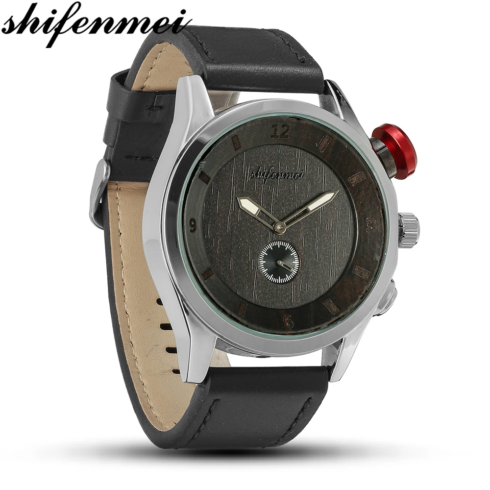 Shifenmei S5579 Деревянные+ сплав кварцевые часы модные мужские женские часы кварцевые наручные деревянные часы reloj hombre elojes hombre - Цвет: S5579-3