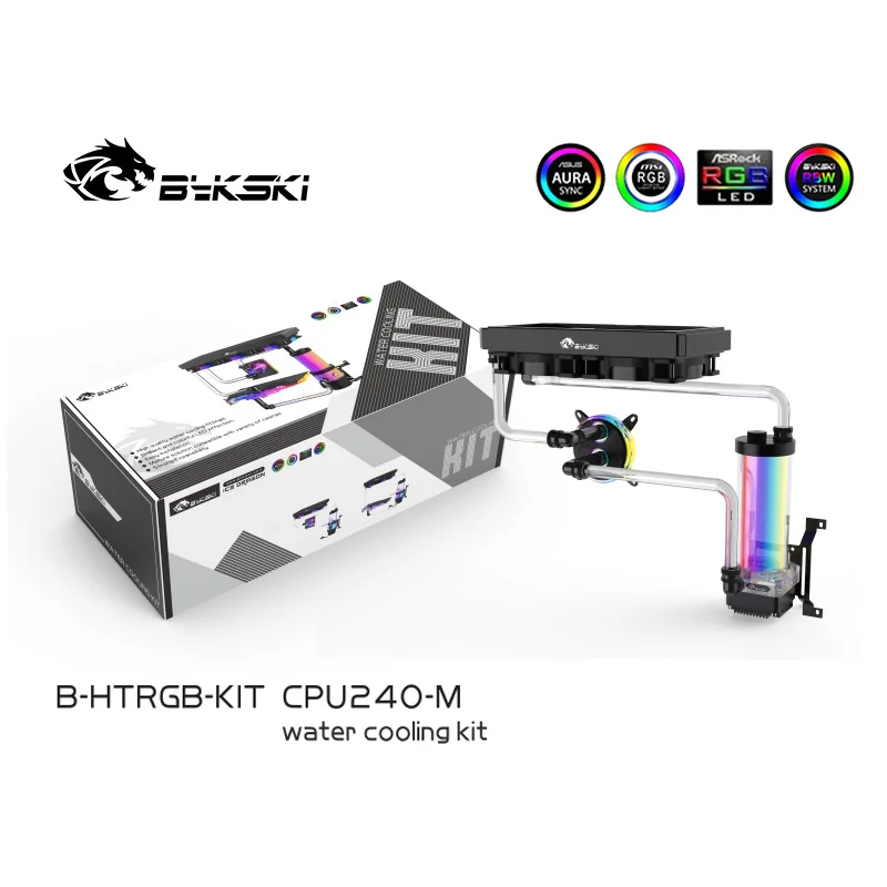 #^Special Price BYKSKI Water Cooling cooler Kit wait CPU Water Block Pump 240mm Radiator 120mm fan Computer radiator system