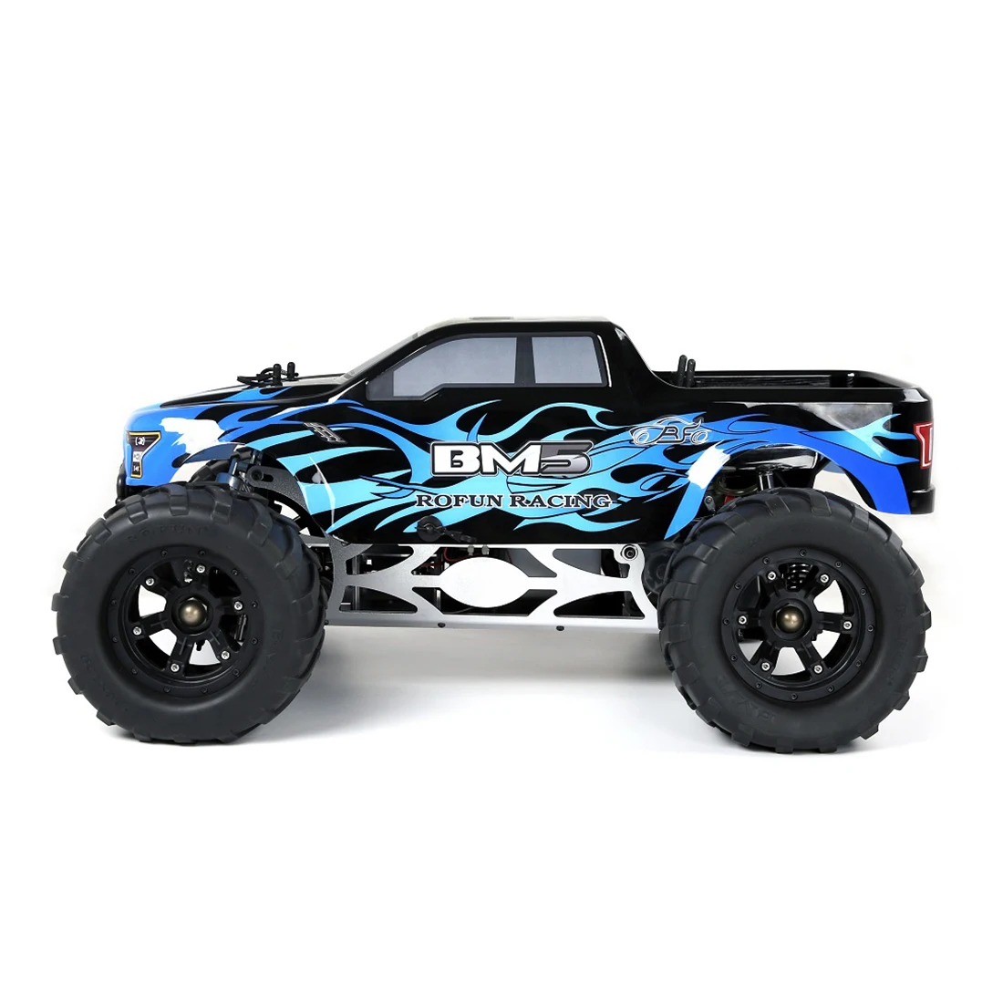 1:5 RC модель автомобиля Газовые двигатели 4WD большой ножной грузовик(автомобиль+ Газовые двигатели+ пульт дистанционного управления)(случайный корпус автомобиля)-версия RTR