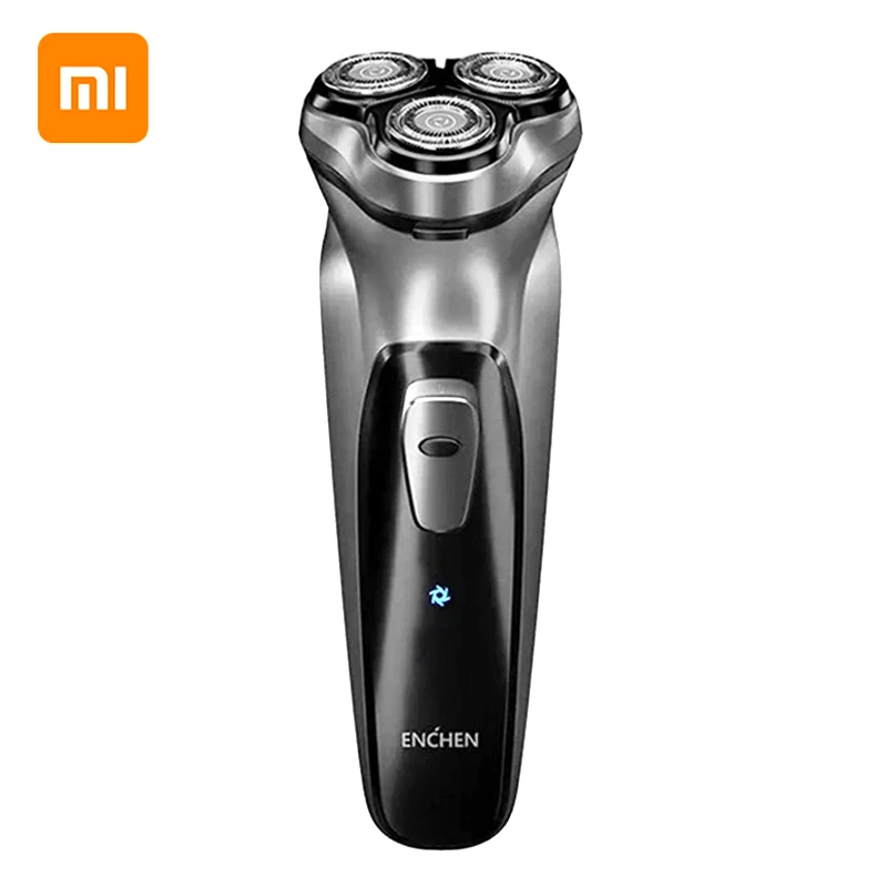 Xiaomi Enchen, мужская электробритва, бритва type-C, USB, перезаряжаемая, 3 лезвия, портативный триммер для бороды, машинка для стрижки бакенбард - Цвет: without box