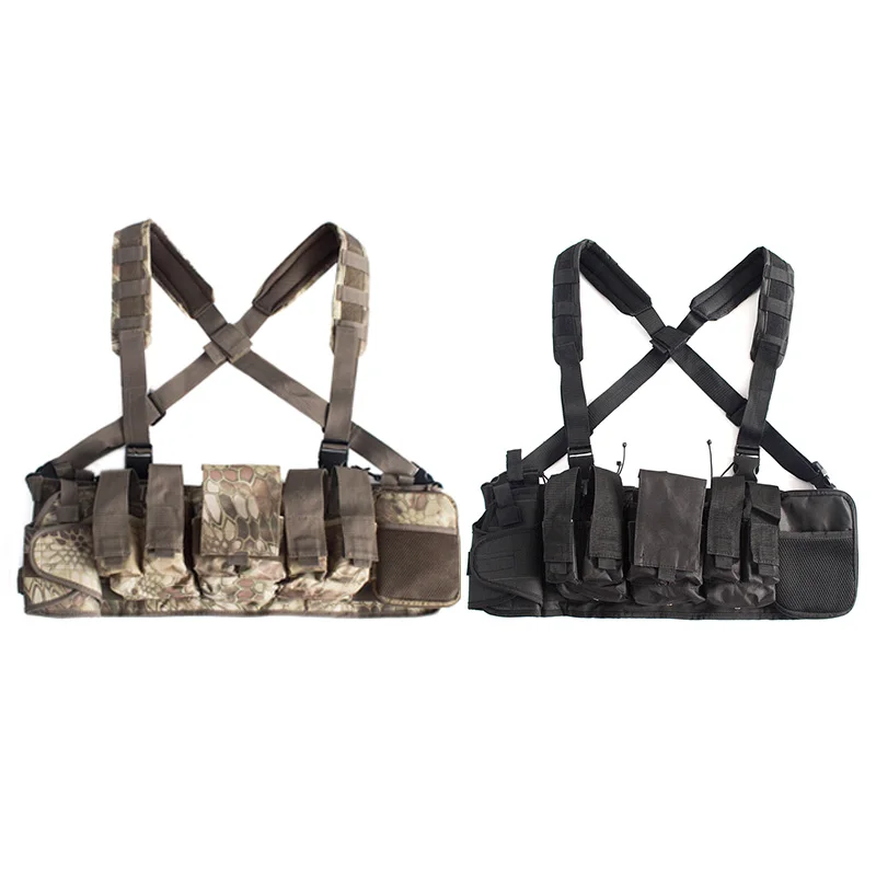 Шестерни Mf стиль Uw Iv нагрудная установка 600D Molle жилет с несколькими карманами для Edc инструменты фонарик Фонарь Bbs патчи