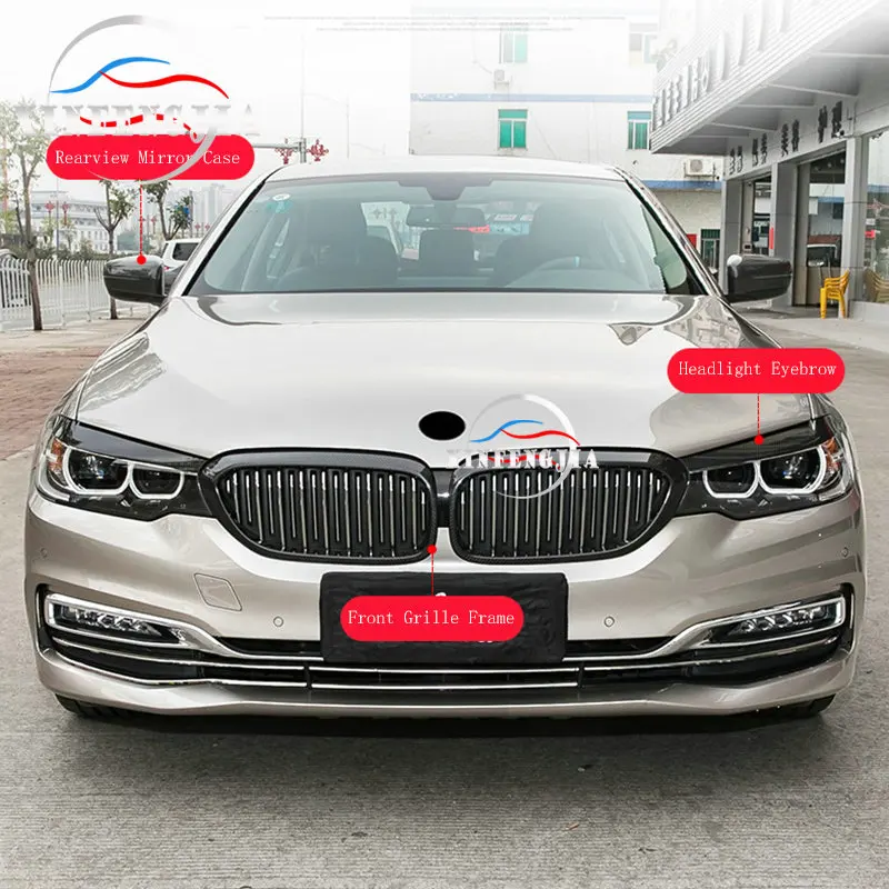 Для BMW 5 Series G30 G31 17 19 настоящие Углеродные волокна боковые крылья воздухозаборник