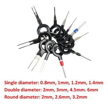 

11PCS Terminal Removal Tool Car Electrical Wiring Crimp Connector Pin Extractor Kit Terminal Repair Picking Tool