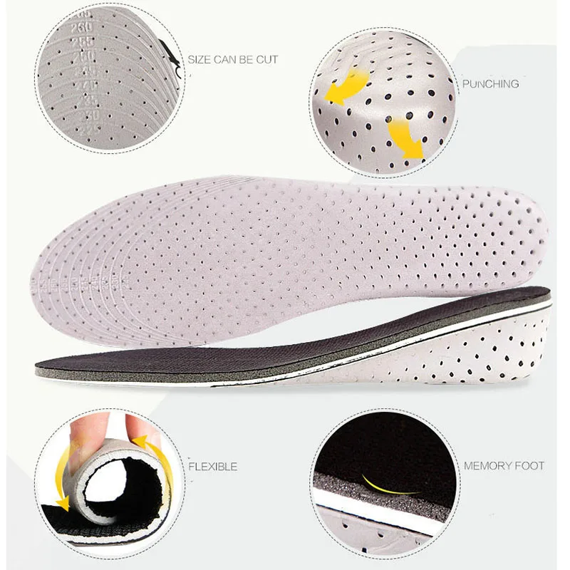 Стельки с подогревом1 pair of hard breathable memory foam, increased insole, insole, unisex стельки ортопедические