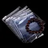 10PCS/LOT Small Plastic Zip Lock Bag Thick Clear Zipper Jewelry Packaging Bag Mini Zip Lock Storage Bags 9x13cm 10x10cm 11x11cm 2
