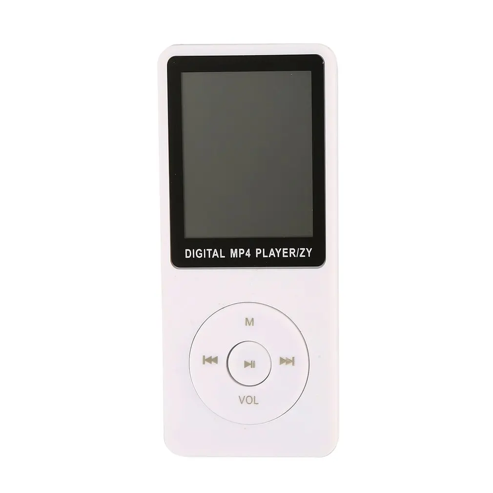 Белый Спортивный MP3 ультра-тонкий легкий портативный экран MP3 музыкальный плеер MP4 портативный 1,8 дюймов Студенческая карта вставки - Цвет: Белый