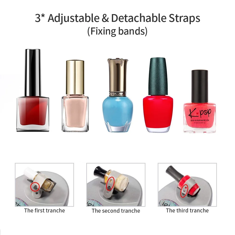 Electric Adjustable Nail Polish Shaker Gel Nail Polish Ink Paint Shaking Device Liquid Bottle Anti Caking Shaking Machine