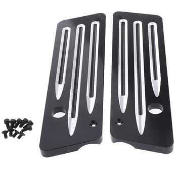 

CNC Aluminum Saddlebag Latches Cover - FIT FOR Harley Touring 1993-2013 Chrome 02 03 04