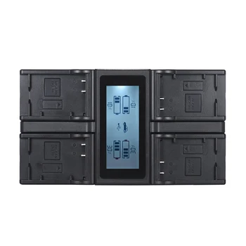 

Andoer LP-E6 LP-E6N 4-Channel Digital Camera Battery Charger LCD Display for Canon EOS 5DII 5DIII 5DS 5DSR 6D 7DII 60D 80D 70D