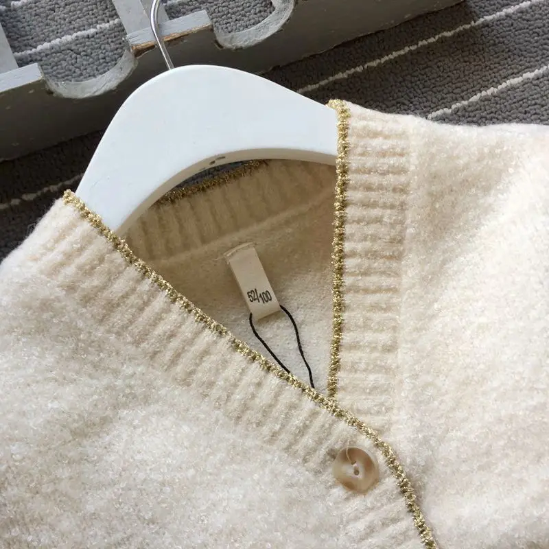 Г. Осенний стильный кардиган для девочек, повседневный вязаный свитер для маленьких девочек однотонный модный дизайн, милый детский свитер для девочек#8151