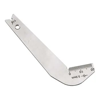 

Stainless Steel Corner Front Edge Measuring Twist Drill Bits Angle Gage Grinding Center Gauge Sharpening Tool