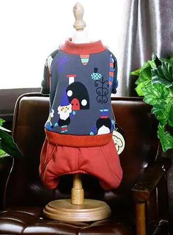 Серый Grey Orange Colors S-xxl Sizes Clothes for Small Medium Dogs Autumn and Winter for Legs Pet Jumpsuits Dog Clothing Dog Jumpsuit - Цвет: Серый