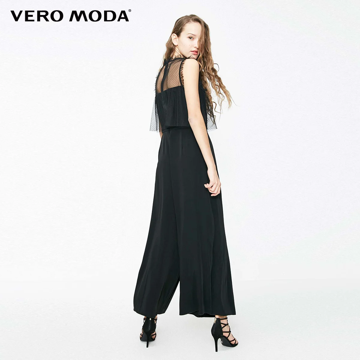 Vero Moda Women's Gauzy Embroidered Spliced Sleeveless Jumpsuit | 319344505 - Jumpsuits AliExpress