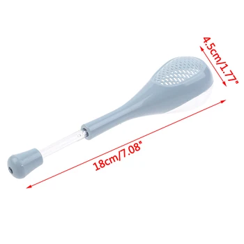 

Long Handle Seasoning Scoop Plastic Spice Spoon Filter Creative Pepper Salt Spoons Kitchen Cooking Tools