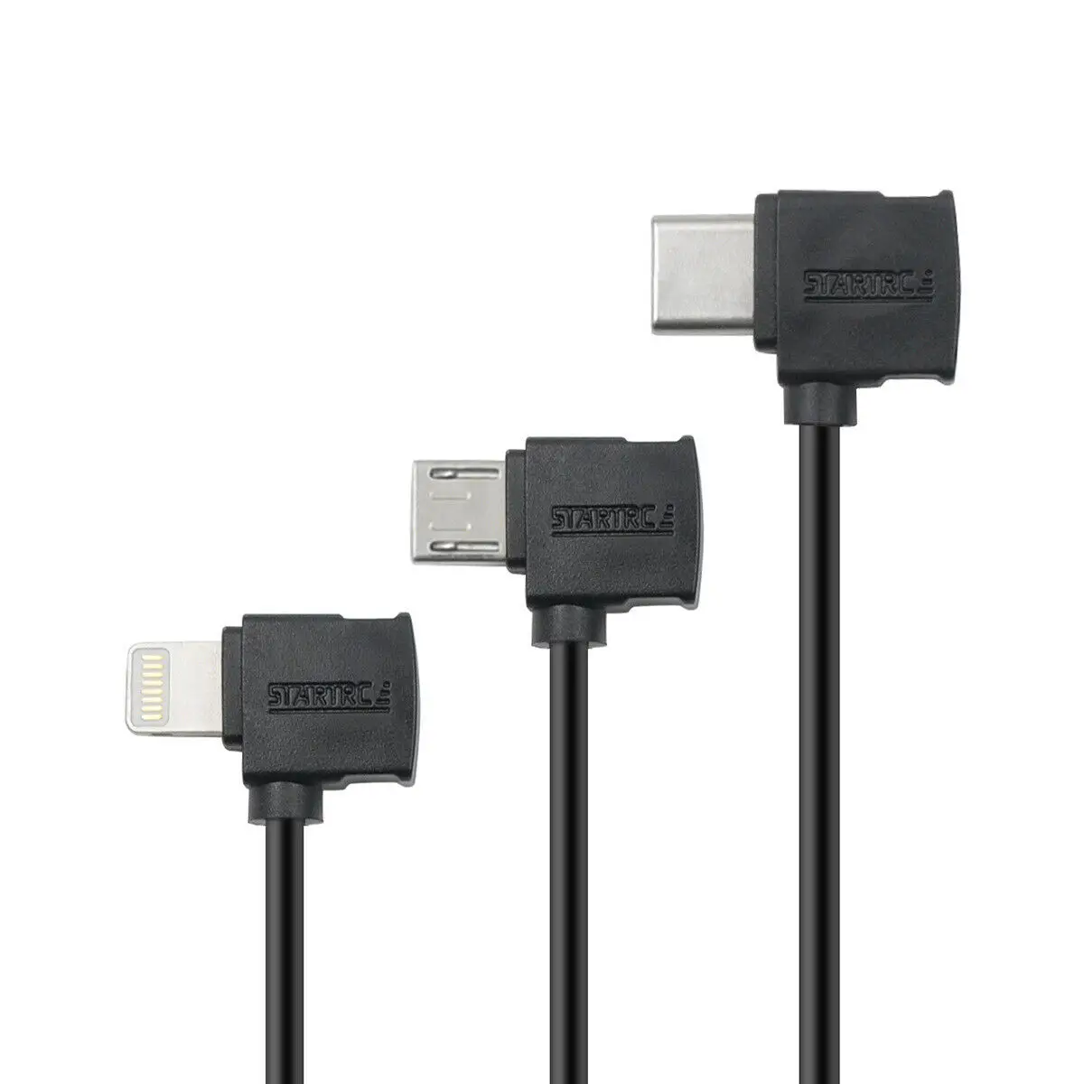 Зарядный кабель для передачи данных 35 см USB-Type C Micro Lightning для DJI OSMO Mobile E3