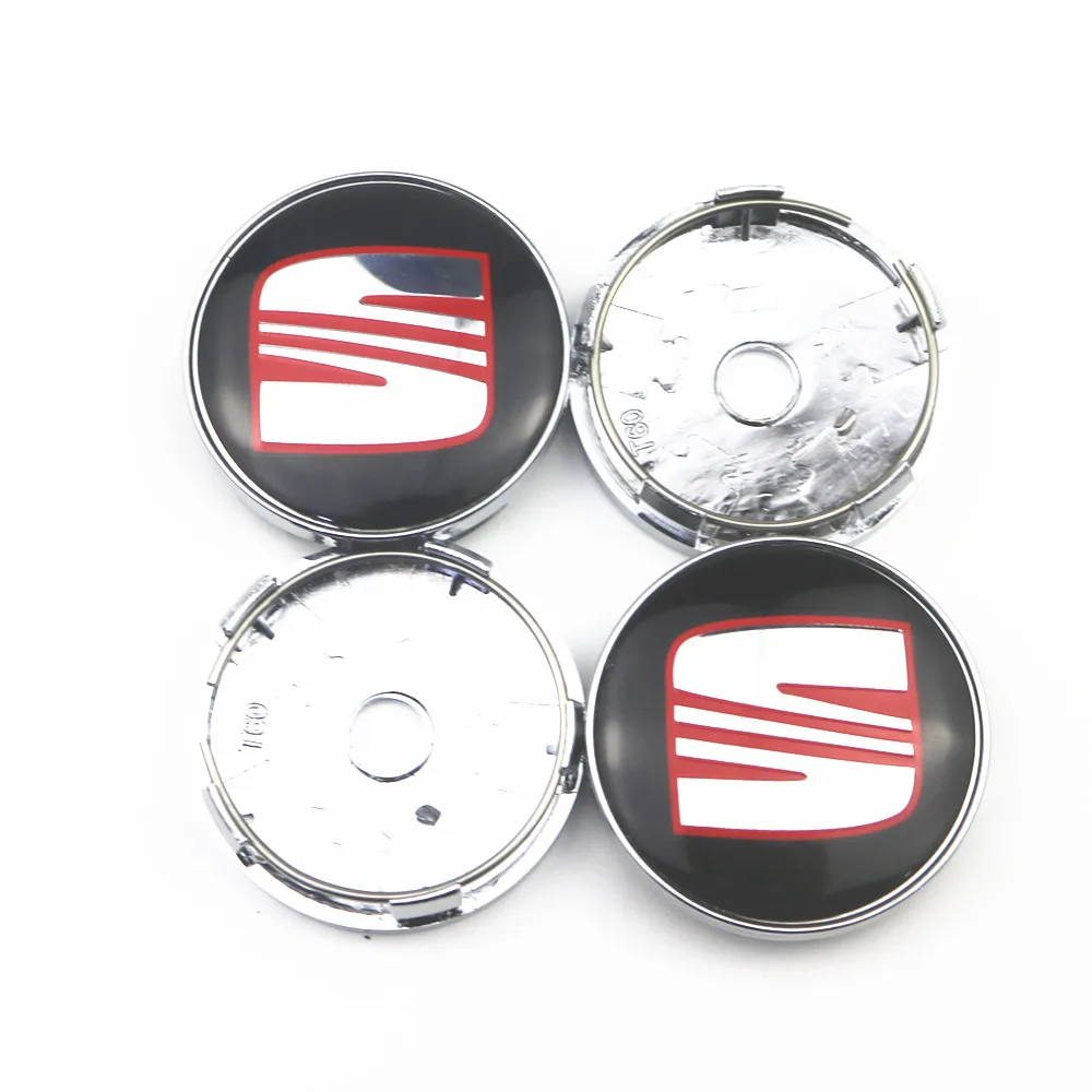 

4pcs 60mm Wheel Center Hub Caps Car Emblem Badge Logo Wheel Center Cap For Seat Seat Leon FR Ibiza cupra Altea Belt