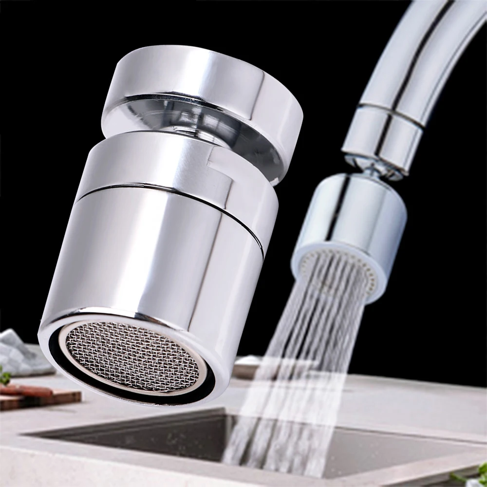 Boquilla de rociador para ahorro de agua caliente, grifo Flexible de 360 grados, aireador de salida, cabezal giratorio, mezclador de fregadero, suministros de cocina, novedad