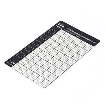 

Universal 145x90mm Magnetic Screw Mat Phone Phone Screws Storage Mat Memory Chart Working Pad Mobile Phone Tablets Repair Tools