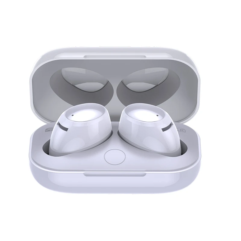 ROCK TWS Bluetooth наушники 4,2 беспроводные Bluetooth наушники стерео Бас Беспроводные наушники с микрофоном для iPhone samsung - Цвет: White