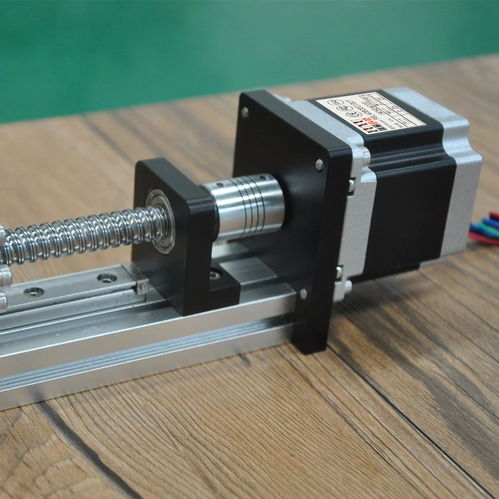 1605 GUONING-L tools Linear Guide Rail 400mm Stroke Single Shaft Ball Screw CNC Sliding Table with 42 Motor for Automation Industry Linear Guide Slide 1605 GUONING-L tools Linear Guide Rail 400mm Stroke Single Shaft Ball Screw CNC Sliding Table with 42 Motor for Automation Industry Linear Guide Slide