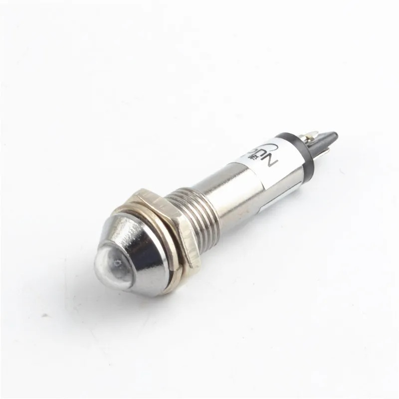 Сигнальный светодиод XD8-2 DC12V AC220V DC24V 8 мм