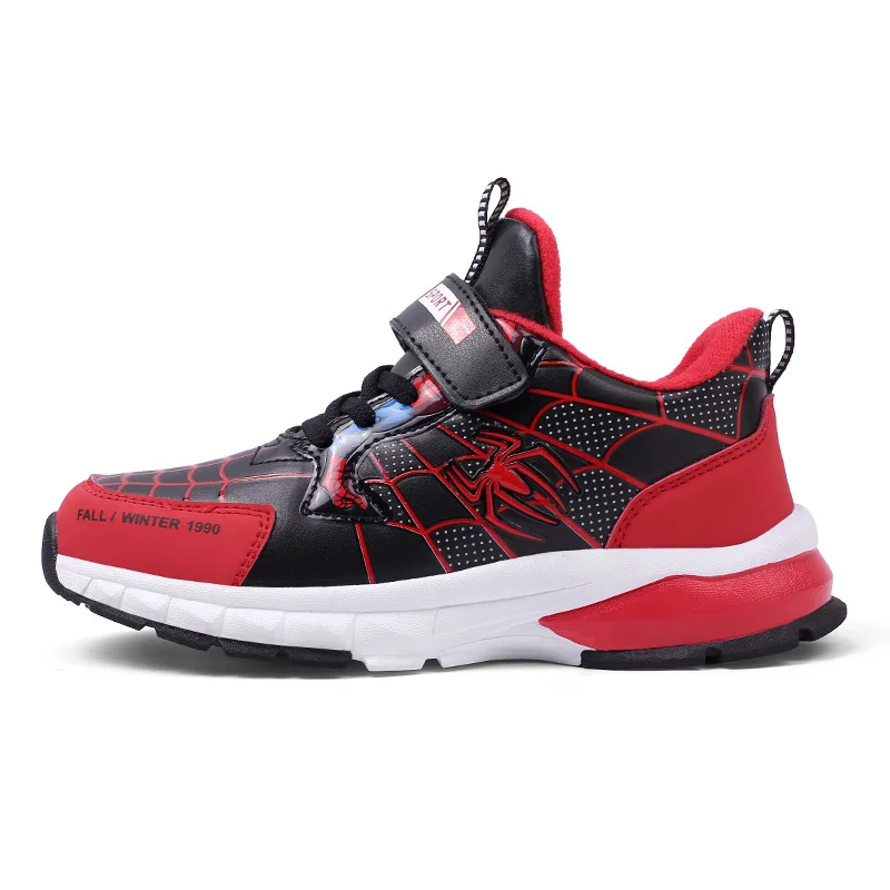Sialia/зимние и осенние кроссовки для детей; повседневная обувь для мальчиков; кроссовки для девочек; кроссовки для бега; плюшевые теплые спортивные уличные кроссовки - Цвет: Red
