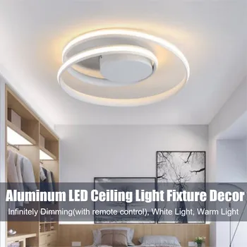

50W 85-265V Aluminum LED Ceiling Light Remote Control Ceiling Lamp Indoor Lighting Fixture Home Bedroom Decoration 45cm White