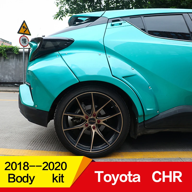 Подходит для Toyota CHR, обвес, крыло,,, год, Воздухозаборники, вентиляционная крышка, автомобильный рефитт, широкий корпус, аксессуары