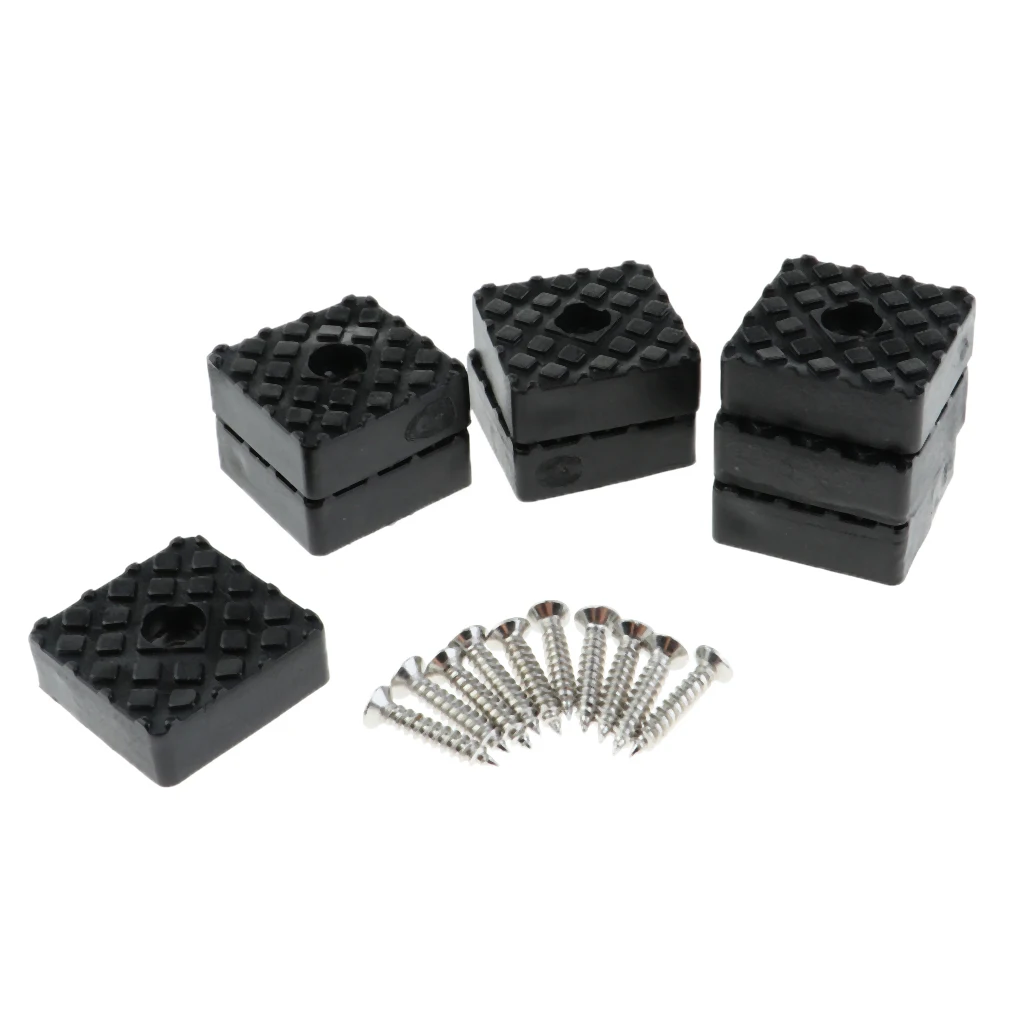 8pcs Non-Skip Furniture Pads Chair Table Cabinet Rubber Bumper Feet Pads Hardwood Floor Protectors Sofa Non Slip Feet Pads
