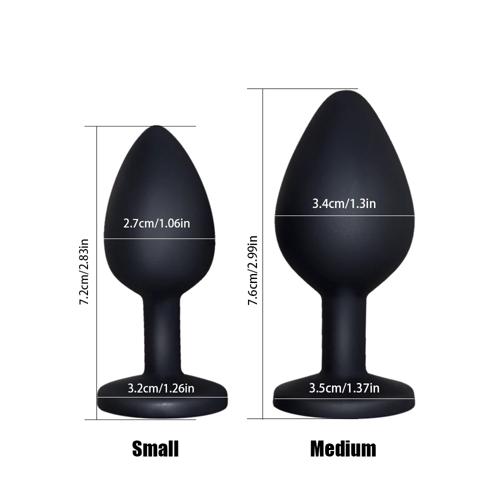 Интимная силиконовая Анальная пробка маленькая безопасная анальная с