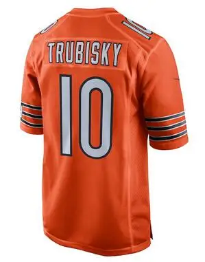 For men Мужская майка Mitchell Trubisky 10 Brian Urlacher 54 marcous Mariota 8 Rob Gronkowski 87 Lamar Jackson 8 Deshaun Watson 4 Chicago - Цвет: For men