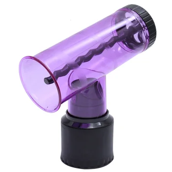 

Curly Hair Roller Portable Hair Divider Hair Dryer Interface Air Cover for Home Barber Shop (Random Color)