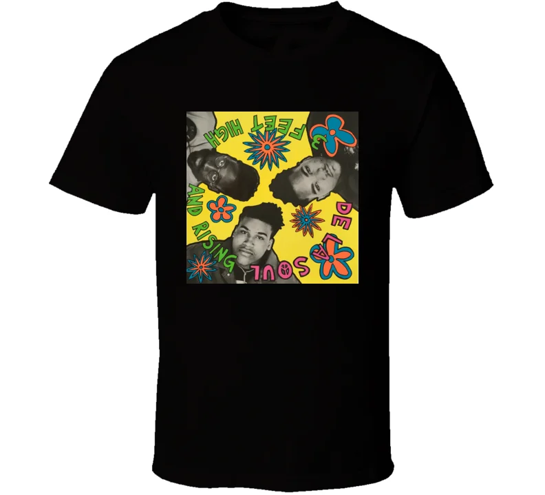 De La Soul 3 фута высокая и восходящая Обложка альбома Футболка мужская женская
