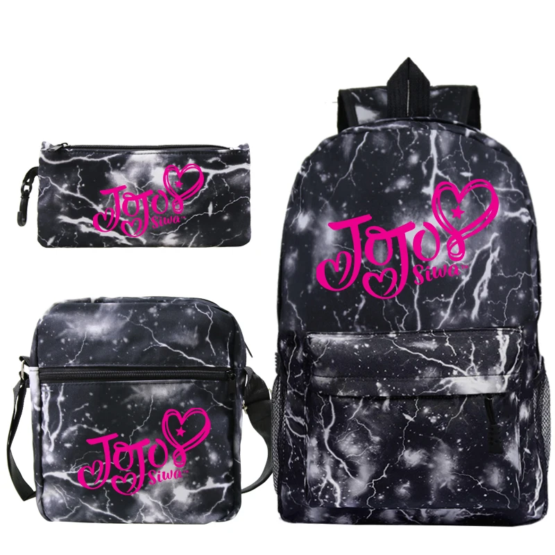 4 Модные Jojo Siwa рюкзак 3 шт./компл. школьные рюкзаки, рюкзак для путешествий, женский рюкзак для девочек и мальчиков, Для женщин рюкзаки - Цвет: 4