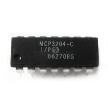 5 pcs/lot MCP3204-CI/P ADC 12BIT 2.7V 4CH SPI 14-DIP MCP3204 3204 MCP3204 3204 MCP320 3204 Meilleure qualité En Stock