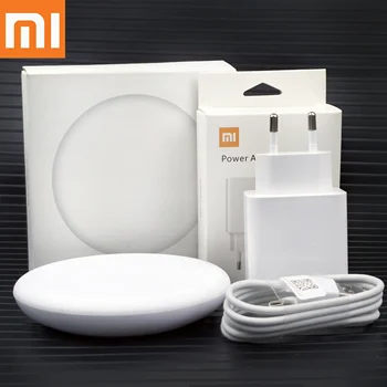 

XIaoMI Mi10 Pro QI Wireless Charger Original Smart 20W Fast Usb type-c Charge Pad Adapter 27W EU Plug For Mi9 9T Pro 8 Mix 3 2s