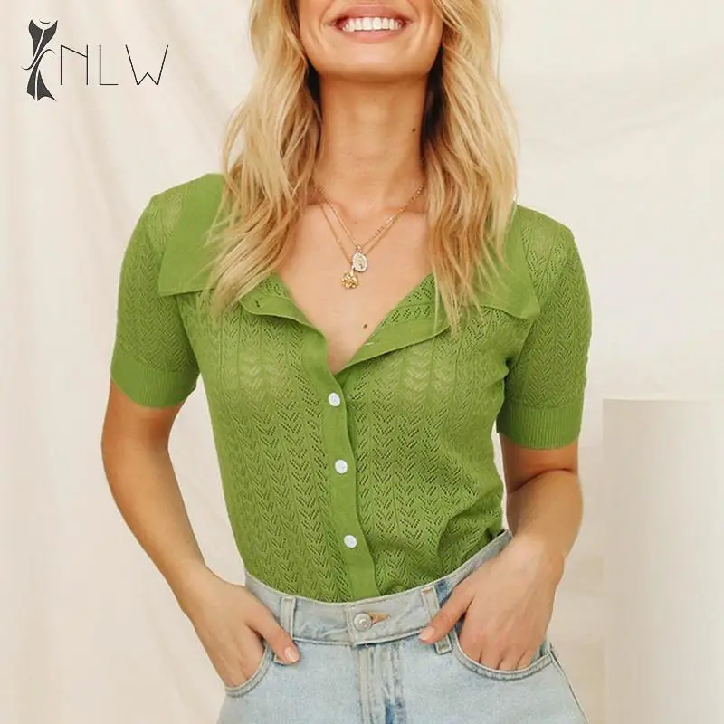 

NLW Vintage Hollow Out White Knitted Cardigans Women Autumn Winter Button Crochet Sweater Cardigans 2019 Slim Cardigans
