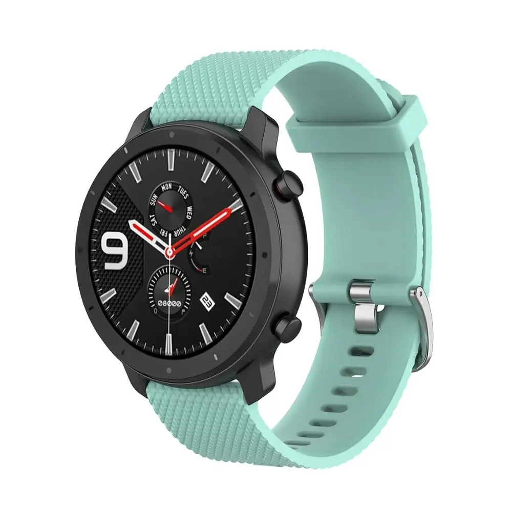 18 мм 20 мм 22 мм силиконовый ремешок для huawei/Withings/samsung Galaxy/gear s3/Amazfit Bip Смарт-часы замена Широкие ремешки